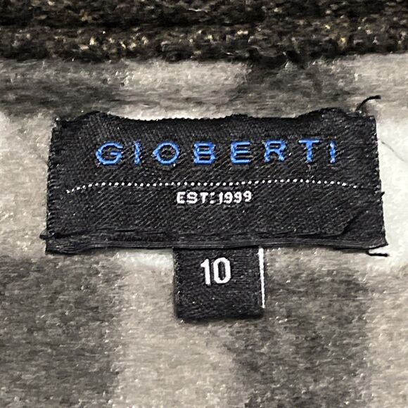 Gioberti Boy's Knitted Full Zip Cardigan Sweater Size 10 - Picture 6 of 8